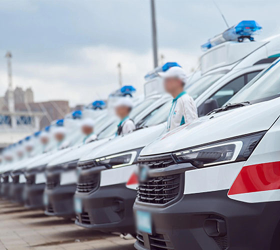 绥滨县服务车队展示